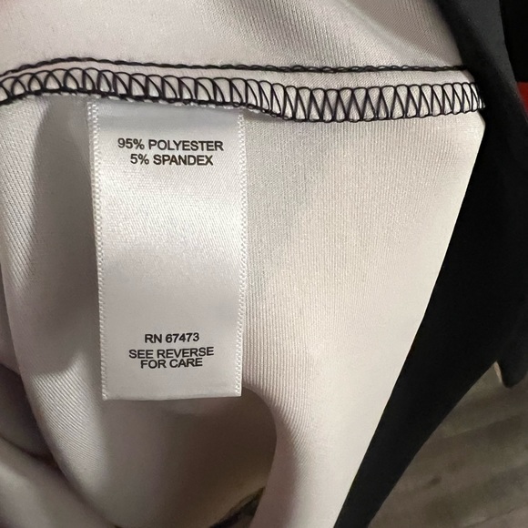 Taylor NWOT Abstract, Print 3/4 Sleeve Dress US 12 - Picture 5 of 7